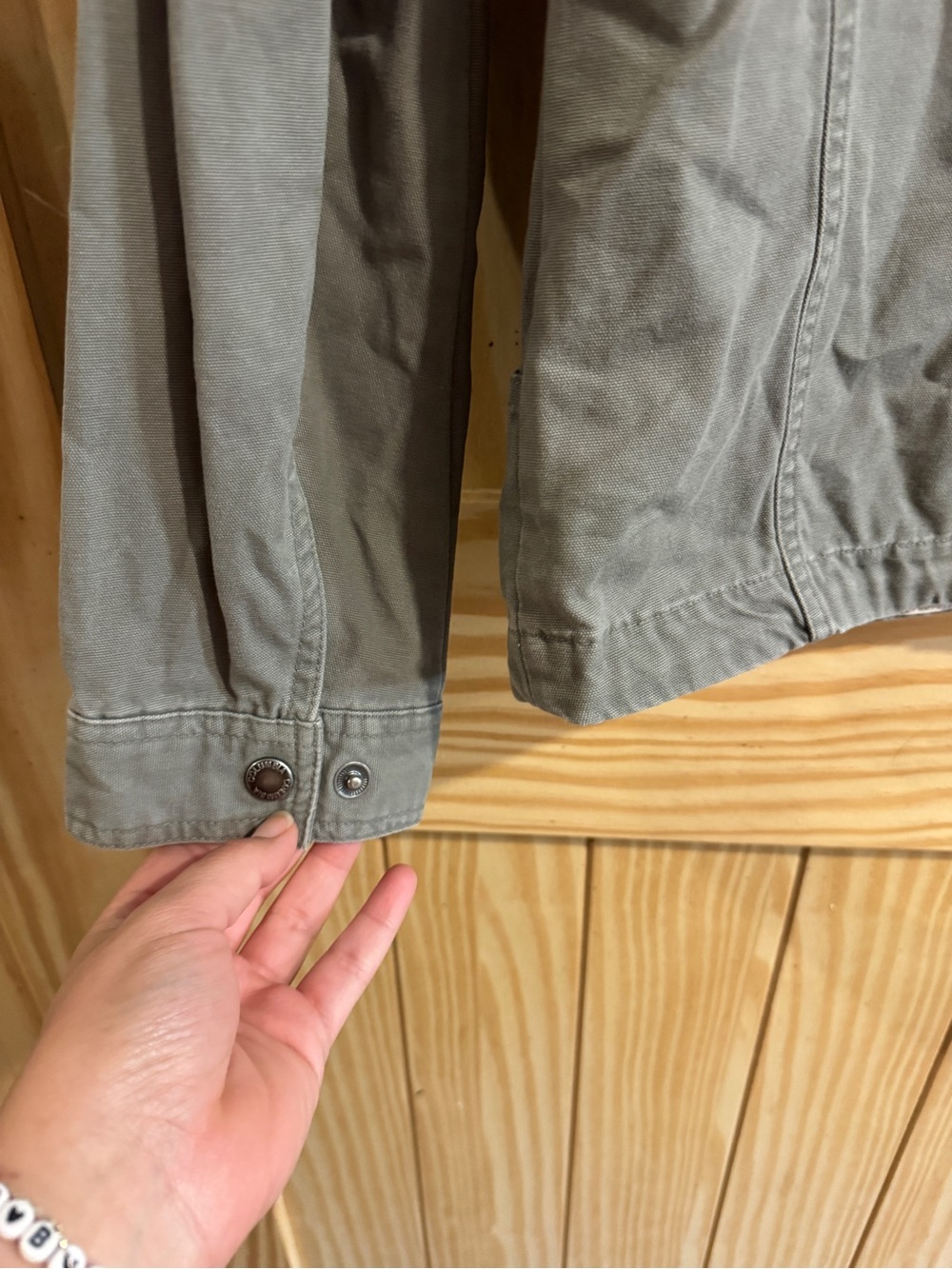 Vintage Columbia 100% Cotton Utility Jacket — Womens size Small - Picture 9 of 9